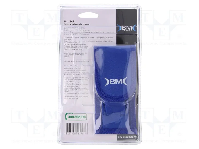 BM GROUP Cuchillo de 60mm con sistema de bloqueo de filo