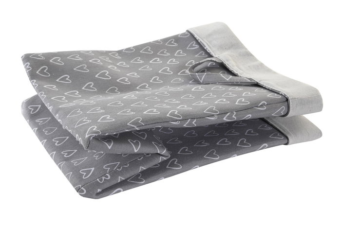 DKD Home Decor Cesta Algodón EVA 30x30x45 Surtido de 2