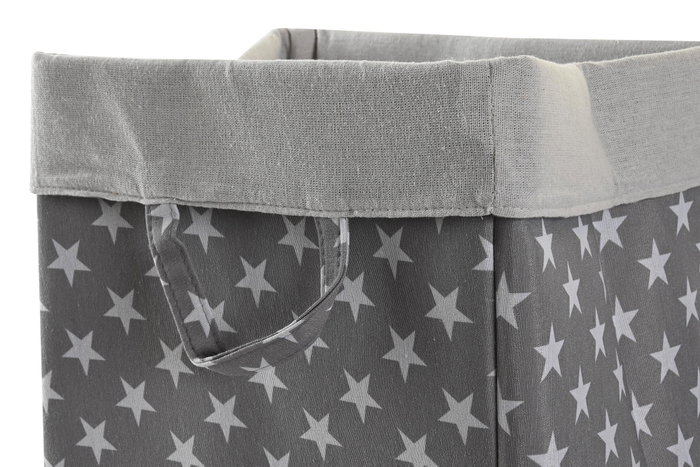 DKD Home Decor Cesta Algodón EVA 30x30x45 Surtido de 2
