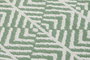 DKD Home Decor Alfombra Azul Verde Menta 180 x 120 x 1 cm (4 Unidades)