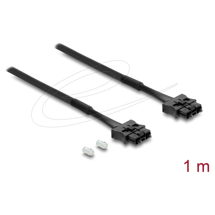 DeLOCK 91046 Cable de fibra óptica POF con conectores Servo de 6,0 mm, 1 m, negro DeLOCK 91046 Cable de fibra óptica POF con conectores Servo de 6,0 mm, 1 m, negro