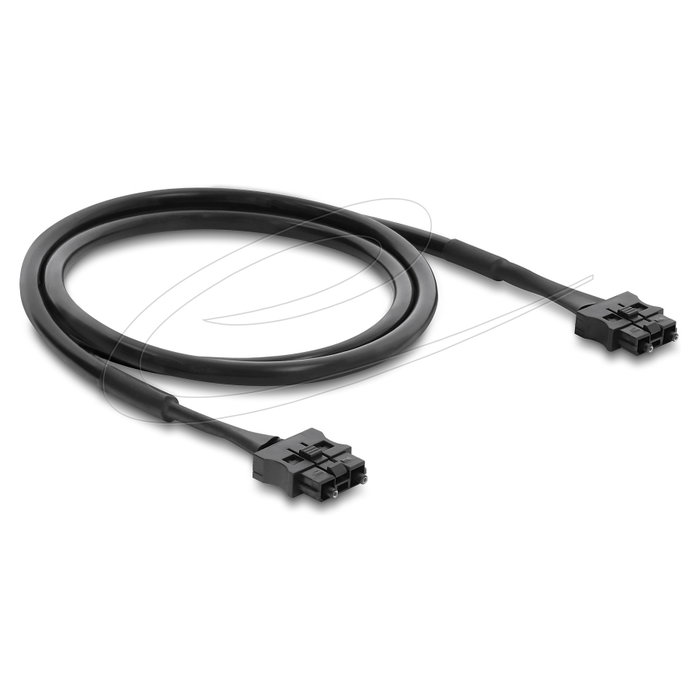 DeLOCK 91046 Cable de conexión LWL POF Servo a Servo de 6,0 mm, 1 m, Negro