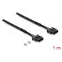 DeLOCK 91046 Cable de conexión LWL POF Servo a Servo de 6,0 mm, 1 m, Negro