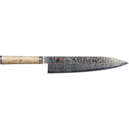 Miyabi 5000MCD Gyutoh 24cm con hoja de acero MC63 y mango de abedul marrón/plata SkU: B1BHY7WB5A