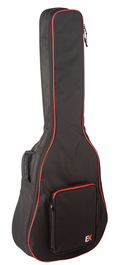 Ek Funda para Bajo Acústico Roja con 15 mm de Acolchado