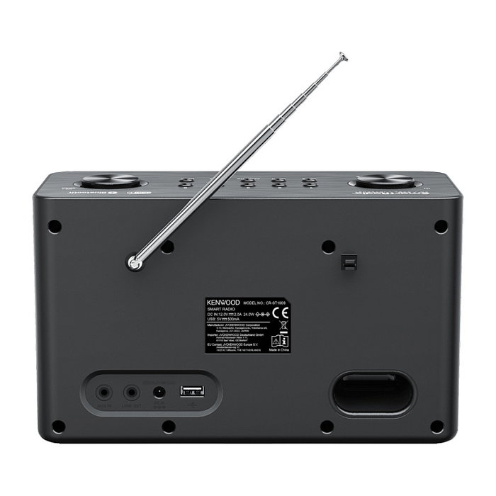 Kenwood CR-ST100S-B Radio Digital Internet DAB+ FM Bluetooth Spotify, Altavoces Estéreo, Negro