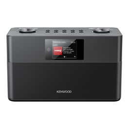 Kenwood CR-ST100S-B Radio Internet Digital con DAB+/FM, Bluetooth, Wi-Fi, Spotify, Altavoces, Pantalla TFT 2.3", Mando a Distancia, Negro