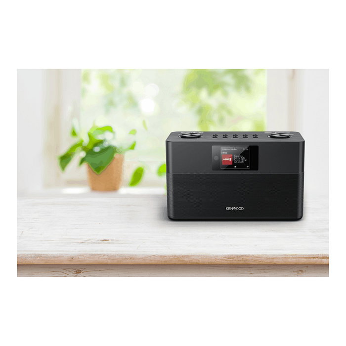 Kenwood CR-ST100S-B Radio Digital Internet DAB+ FM Bluetooth Spotify, Altavoces Estéreo, Negro