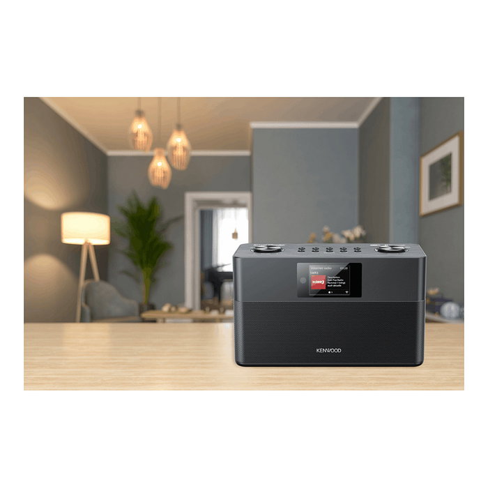 Kenwood CR-ST100S-B Radio Digital Internet DAB+ FM Bluetooth Spotify, Altavoces Estéreo, Negro