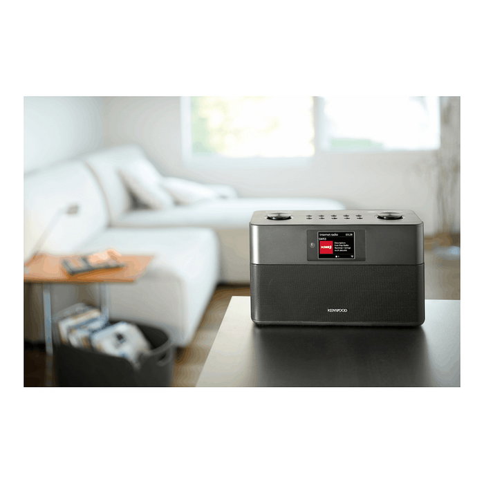 Kenwood CR-ST100S-B Radio Digital Internet DAB+ FM Bluetooth Spotify, Altavoces Estéreo, Negro