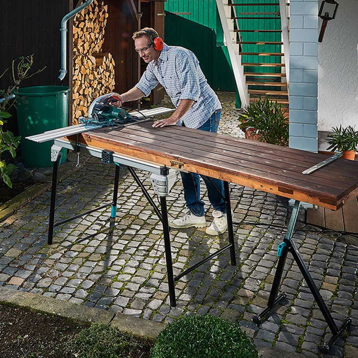 Wolfcraft 6918000 Banco para Máquinas Master Cut 2600 Multifuncional Plegable