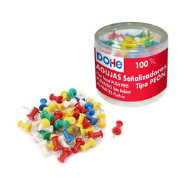 DOHE Aguja Señaladora Push-Pin Peon Caja de 100
