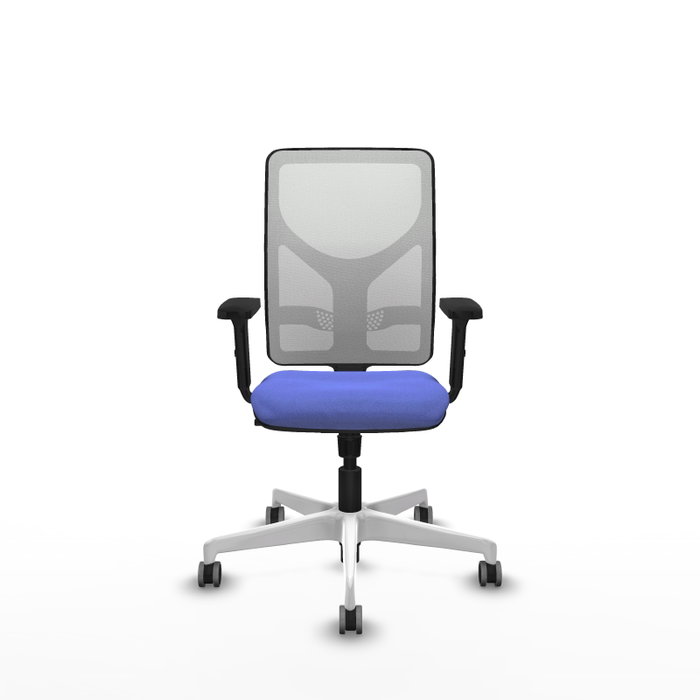 PIQUERAS Y CRESPO Silla de oficina Motilla con mecanismo Sincro, Azul claro y Blanco PIQUERAS Y CRESPO Silla de oficina Motilla con mecanismo Sincro, Azul claro y Blanco