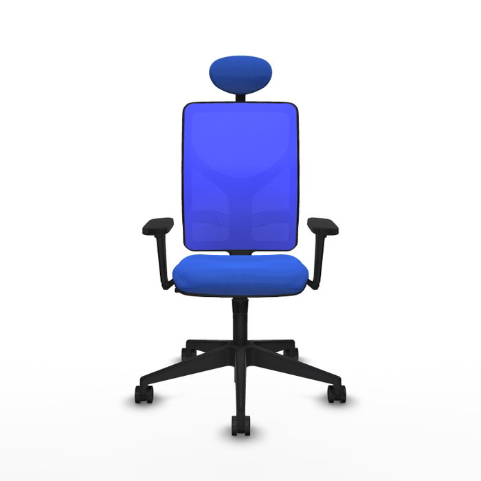 PIQUERAS Y CRESPO Silla de oficina Motilla Azul con mecanismo Sincro PIQUERAS Y CRESPO Silla de oficina Motilla Azul con mecanismo Sincro