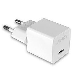 Lindy Adaptador de Corriente USB-C Power Delivery 3.0 20W 100-240VAC 50/60Hz 0.6A