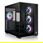 Thermaltake View 380 TG ARGB Black Midi Tower PC Negro con Vidrio Templado y Iluminación ARGB para Gaming