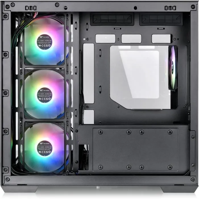 Thermaltake View 380 TG ARGB Midi Tower PC Gaming Negro ATX micro ATX Mini-ITX Vidrio Templado con 4 Ventiladores ARGB Thermaltake View 380 TG ARGB Midi Tower PC Gaming Negro ATX micro ATX Mini-ITX Vidrio Templado con 4 Ventiladores ARGB