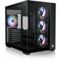 Thermaltake View 380 TG ARGB Midi Tower PC Gaming Negro ATX micro ATX Mini-ITX Vidrio Templado con 4 Ventiladores ARGB