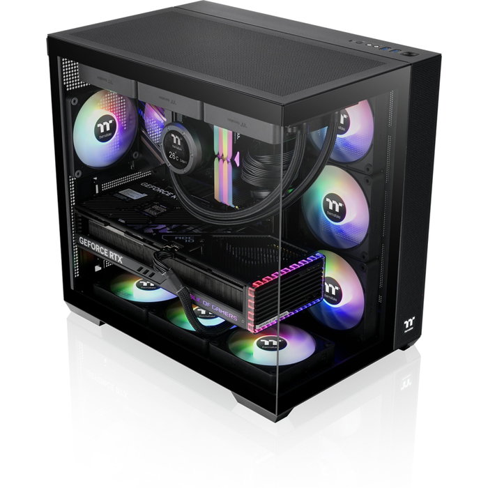 Thermaltake View 380 TG ARGB Black Thermaltake View 380 TG ARGB Black