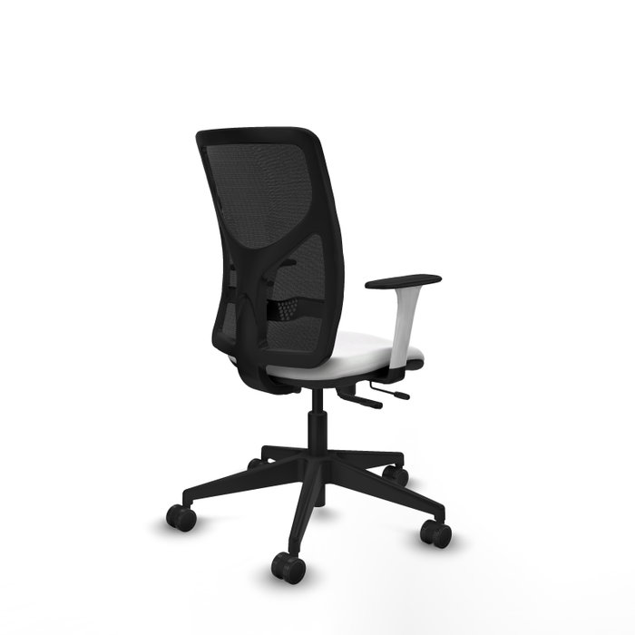 PIQUERAS Y CRESPO Silla de oficina Motilla con mecanismo Sincro/Traslack, Blanco y Negro PIQUERAS Y CRESPO Silla de oficina Motilla con mecanismo Sincro/Traslack, Blanco y Negro