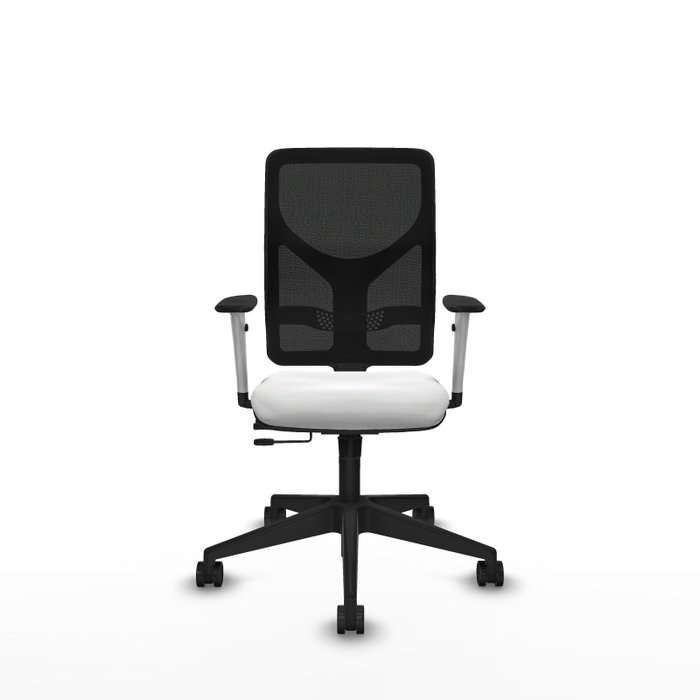 PIQUERAS Y CRESPO Silla de oficina Motilla con mecanismo Sincro/Traslack, Blanco y Negro PIQUERAS Y CRESPO Silla de oficina Motilla con mecanismo Sincro/Traslack, Blanco y Negro