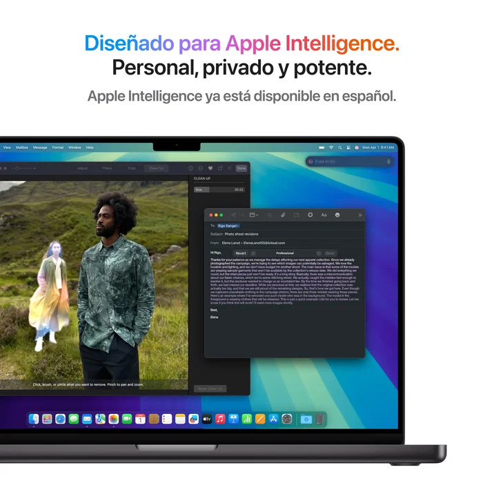 Apple MacBook Pro 16,2" (2024) Laptop con chip M4 Max (16 núcleos CPU, 40 núcleos GPU), 48 GB RAM, 1 TB SSD, Pantalla Liquid Retina XDR, macOS Sequoia, Color Plata Apple MacBook Pro 16,2" (2024) Laptop con chip M4 Max (16 núcleos CPU, 40 núcleos GPU), 48 GB RAM, 1 TB SSD, Pantalla Liquid Retina XDR, macOS Sequoia, Color Plata