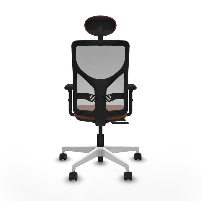 PIQUERAS Y CRESPO Silla de oficina Motilla con mecanismo Sincro/Traslack, Tela Marrón y Malla Gris PIQUERAS Y CRESPO Silla de oficina Motilla con mecanismo Sincro/Traslack, Tela Marrón y Malla Gris