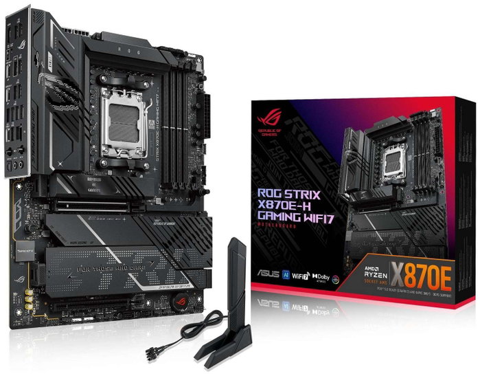 Asus ROG STRIX X870E-H GAMING WIFI7 AMD X870E ATX DDR5 Asus ROG STRIX X870E-H GAMING WIFI7 AMD X870E ATX DDR5