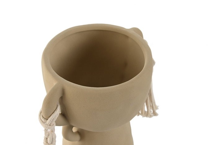 DKD Home Decor Set de 2 Jarrones de Dolomita Surtidos 15x10,8x19,5 cm