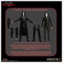 Mezco Toyz The Crow Deluxe Set 2 Figuras - 5 Points XL - Figuras de Acción de 10cm con Accesorios Intercambiables