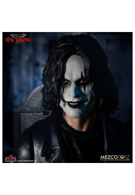 Mezco Toyz The Crow Deluxe Set 2 Figuras - 5 Points XL - Figuras de Acción de 10cm con Accesorios Intercambiables