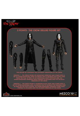 Mezco Toyz The Crow Deluxe Set 2 Figuras 10 cm 5 Points XL