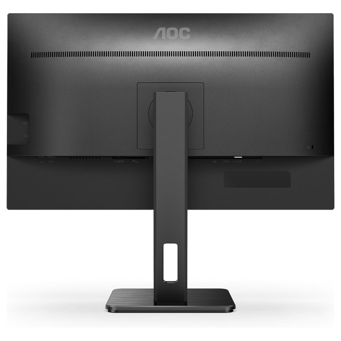 AOC U27P2CA - Monitor 4K UHD 27" (68,6 cm) IPS 4ms 60Hz con USB-C 65W, Altura Ajustable, Pivot, HDMI, DisplayPort, Negro