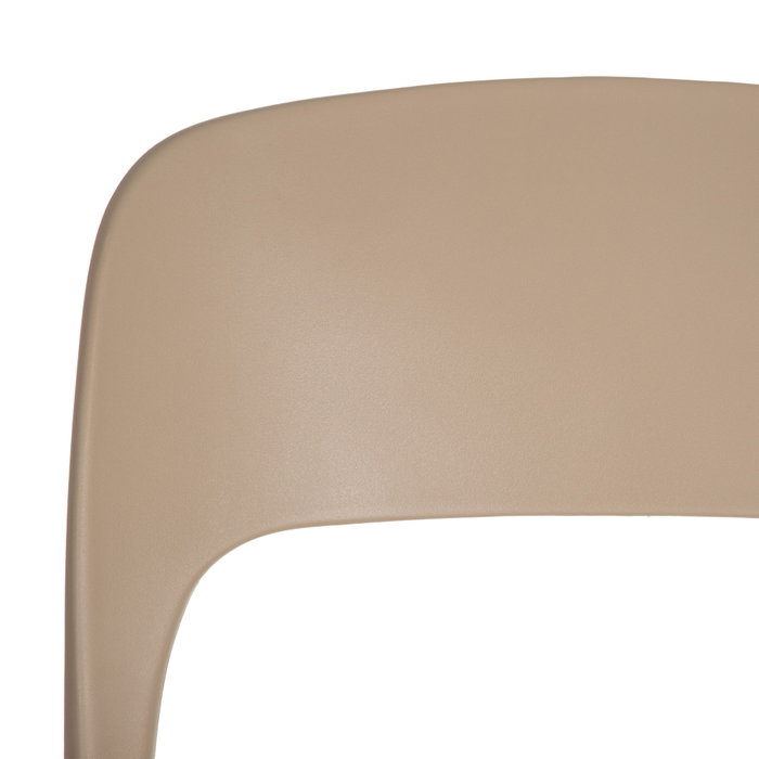 Silla Apilable Beige Polipropileno 43 X 43 X 83,20 cm (Set de 4)