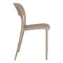 Silla Apilable Beige Polipropileno 43 X 43 X 83,20 cm (Set de 4)