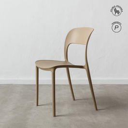 Silla Apilable Beige Polipropileno 43 X 43 X 83,20 cm (Set de 4)