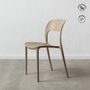 Silla Apilable Beige Polipropileno 43 X 43 X 83,20 cm (Set de 4)