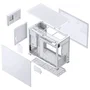 Jonsbo D31 MESH Screen Micro-ATX Gehäuse, Tempered Glass - weiß