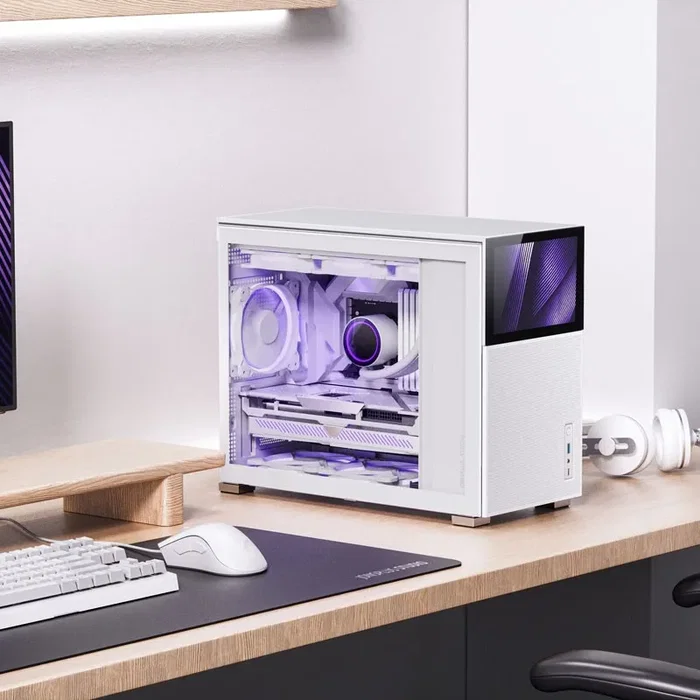 Jonsbo D31 MESH Screen Micro-ATX Gehäuse, Tempered Glass - weiß Jonsbo D31 MESH Screen Micro-ATX Gehäuse, Tempered Glass - weiß