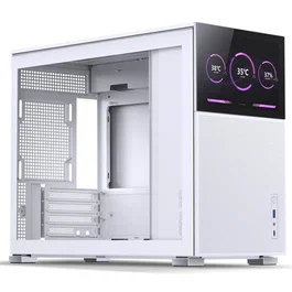 Jonsbo D31 MESH Screen Micro-ATX Gehäuse, Tempered Glass - weiß