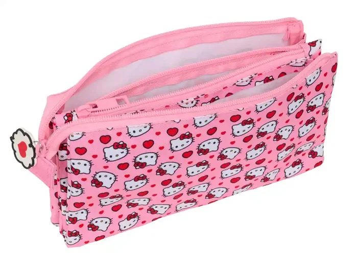 Safta Portatodo Triple Hello Kitty 22x12x3cm