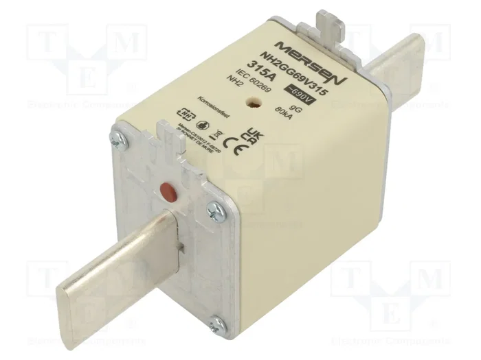 MERSEN Fusible de cartucho NH2 315A 690VAC MERSEN Fusible de cartucho NH2 315A 690VAC