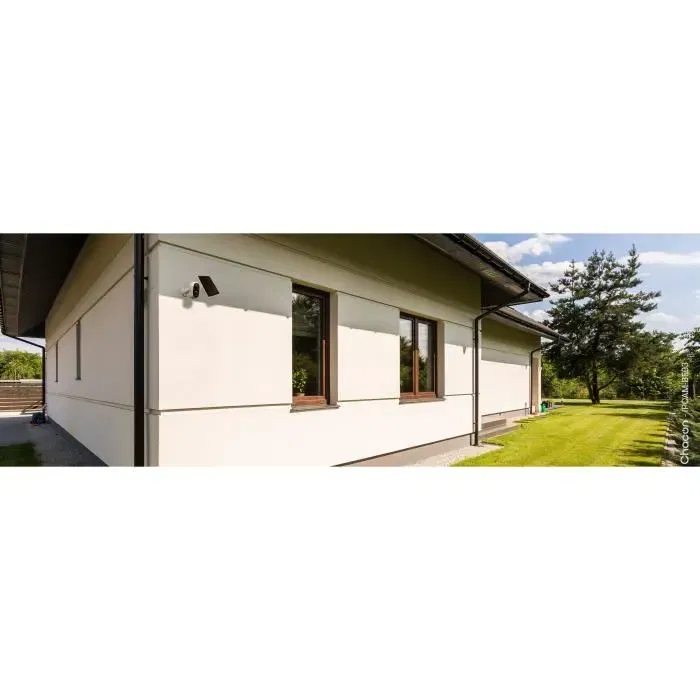 Chacon 2-IPCAM-BE03-PS Cámaras Exteriores con Panel Solar WiFi Compatibles con Google Home y Alexa