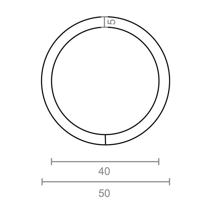 Edm Anilla soldada modelo AP14 ø50 x 4 mm zincada