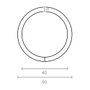 Edm Anilla soldada modelo AP14 ø50 x 4 mm zincada
