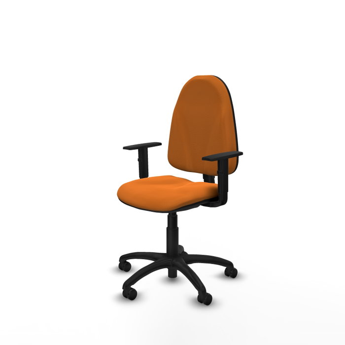 PIQUERAS Y CRESPO Silla de oficina Algarra Naranja