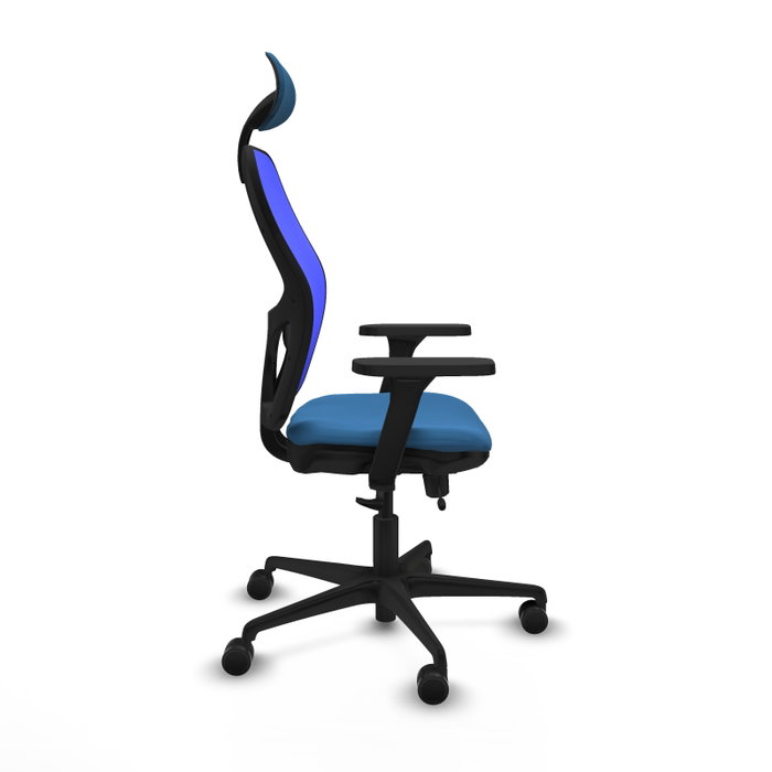 PIQUERAS Y CRESPO Silla de oficina Jorquera Azul con mecanismo Sincro/Traslack PIQUERAS Y CRESPO Silla de oficina Jorquera Azul con mecanismo Sincro/Traslack
