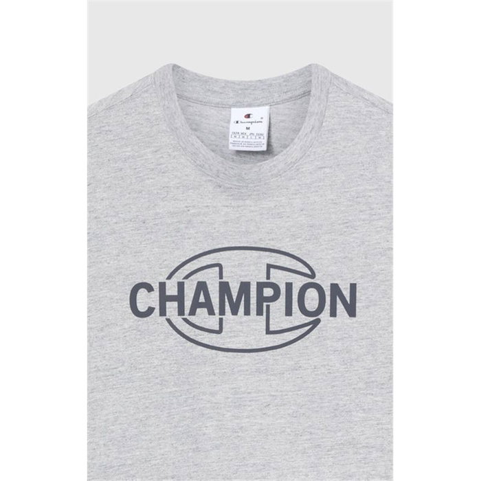 Camiseta de Manga Corta Hombre Champion Graphic Shop Gris claro 13-14 Años