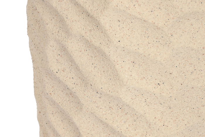 DKD Home Decor Macetero de Fibra de Vidrio Beige 36.5 x 36.5 x 61 cm