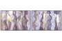 DKD Home Decor Set de 2 Cuadros Lienzo Mujeres Abstract 120x80 cm